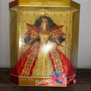1997 Barbie Special Edition Happy Holidays New in unopened Box